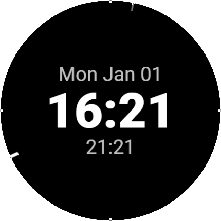 Slice watchface