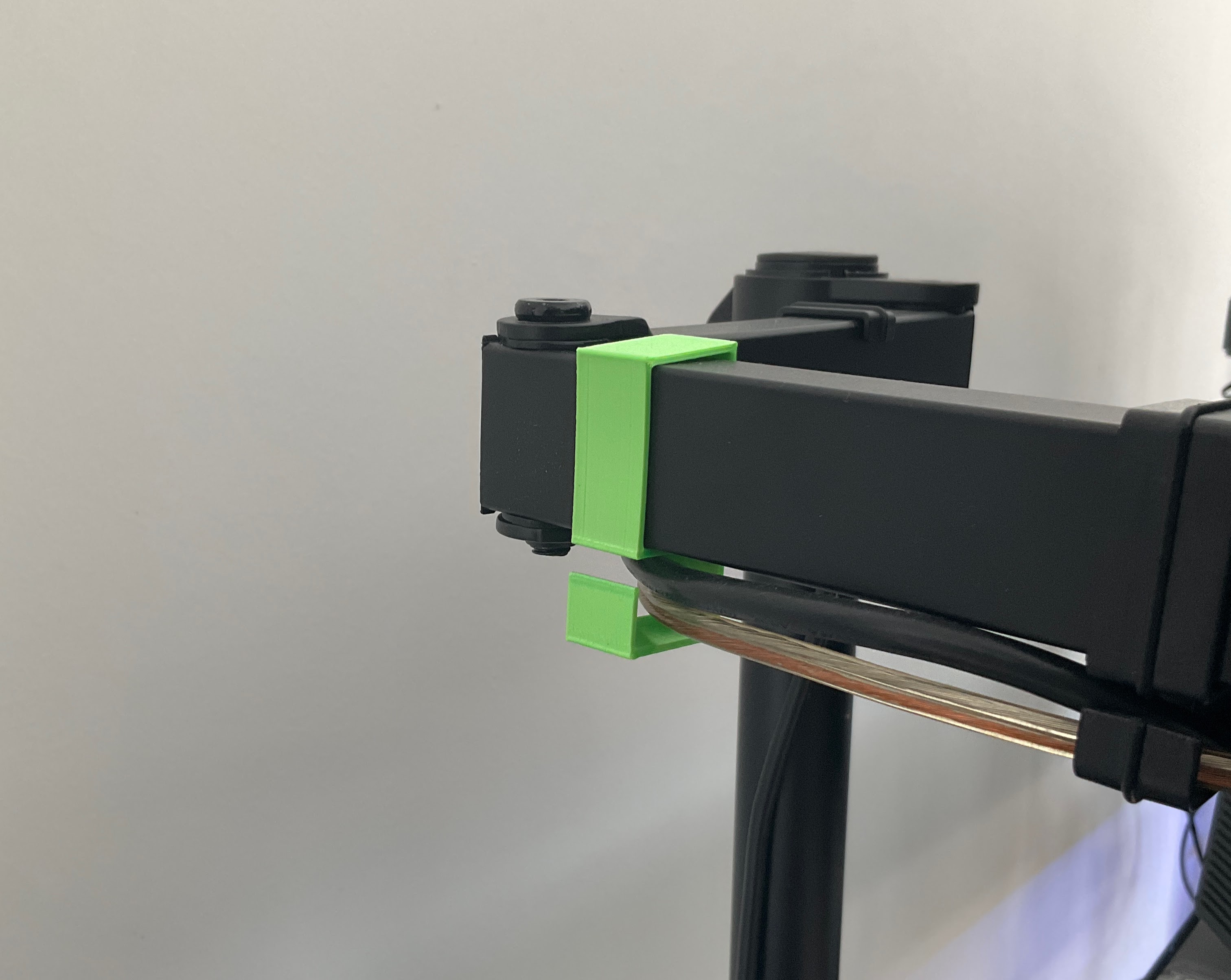 An image of the clamp on my monitor arm